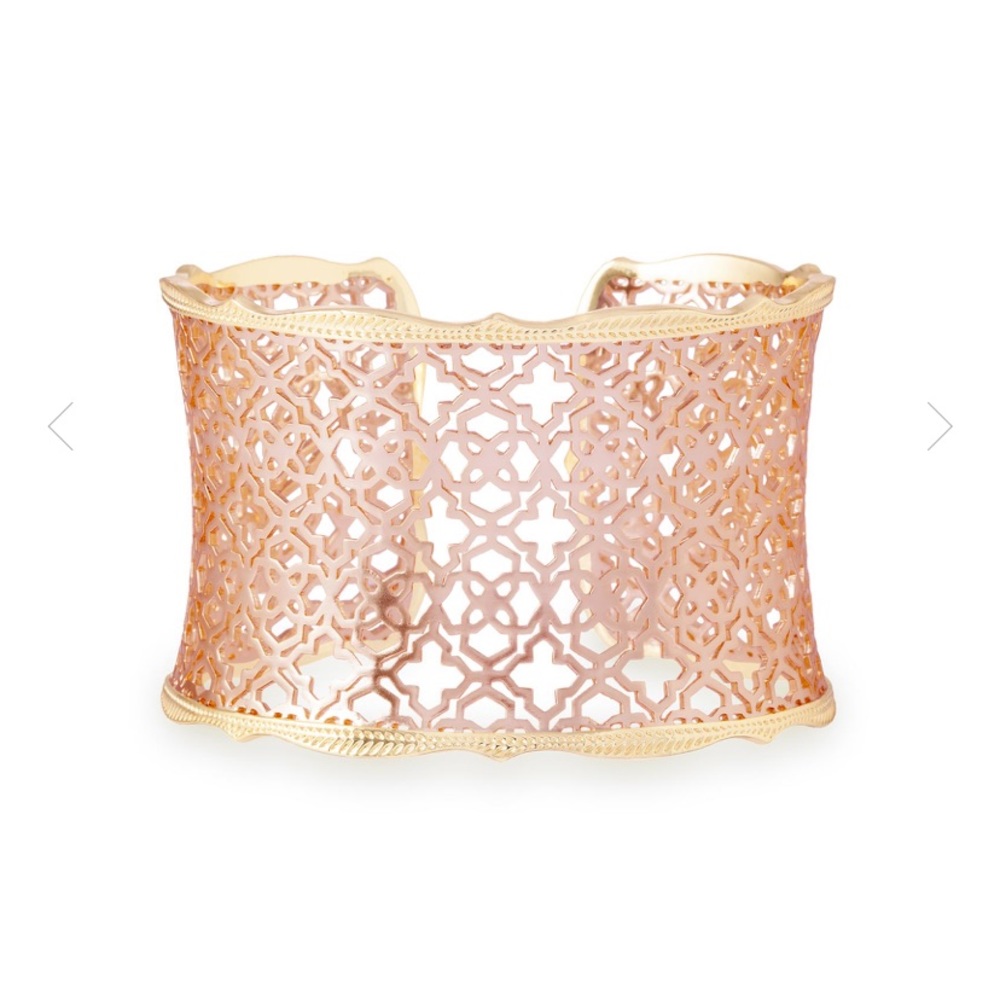 Kendra Scott Candice rose gold cuff bracelet